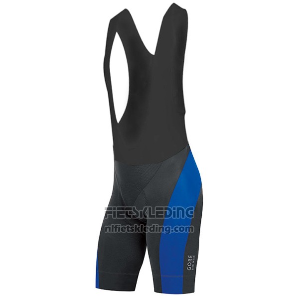 2017 Fietskleding Gore Bike Wear Power Blauw Korte Mouwen en Koersbroek